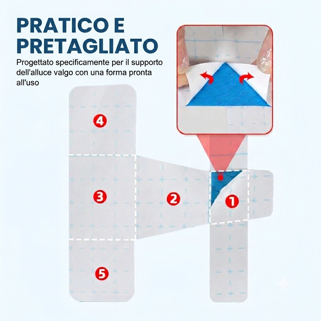 OrthoFlex™ - Nastro Per Alluce Valgo
